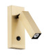 Rock Reading Wall Light Brushed Brass-2