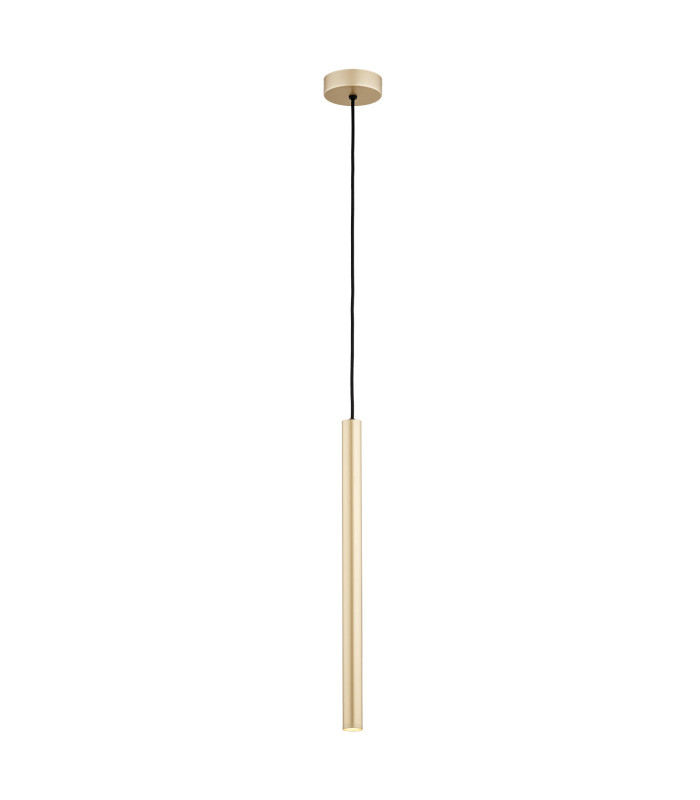 Rio Slim Pendant Ceiling Light Gold 719lm 3000K-1