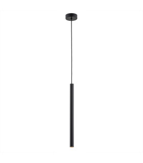 Rio Slim Pendant Ceiling Light Black 719lm 3000K-2