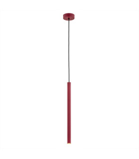 Rio Slim Pendant Ceiling Light Red 719lm 3000K-1
