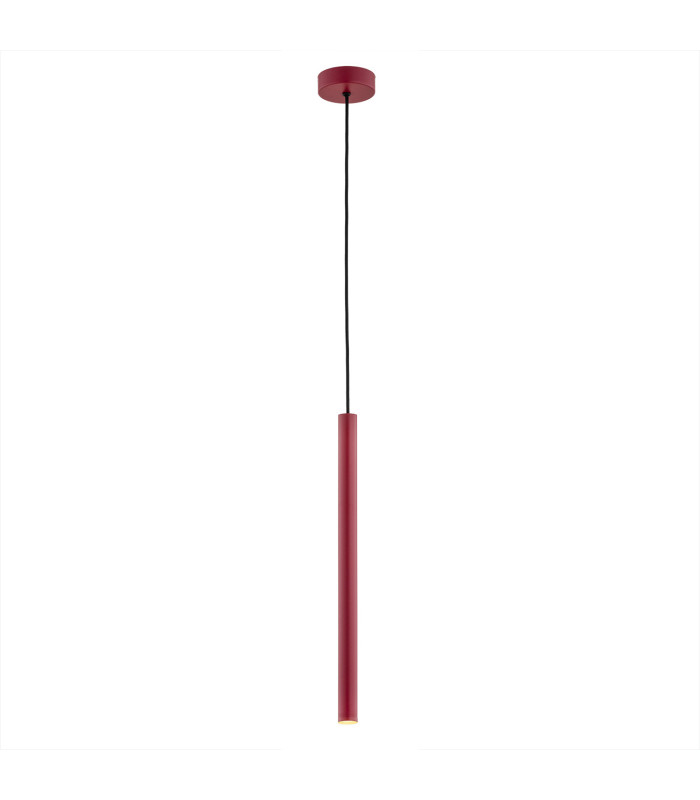 Rio Slim Pendant Ceiling Light Red 719lm 3000K-1