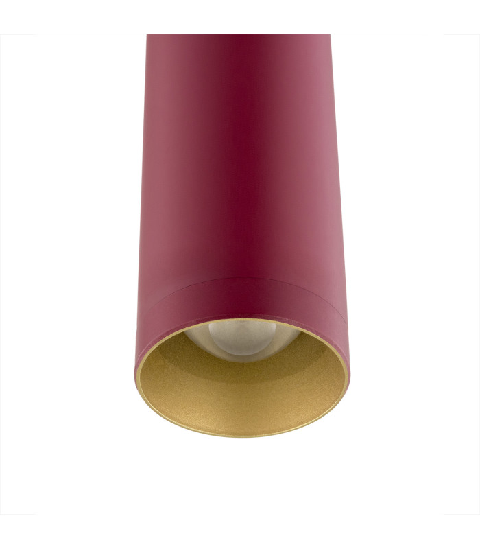 Rio Slim Pendant Ceiling Light Red 719lm 3000K-3