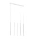 Etna Plus Bar Pendant Ceiling 5 Light White Structure-1