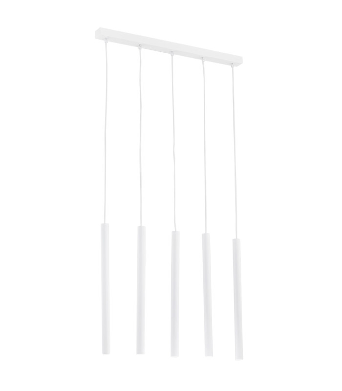 Etna Plus Bar Pendant Ceiling 5 Light White Structure-1
