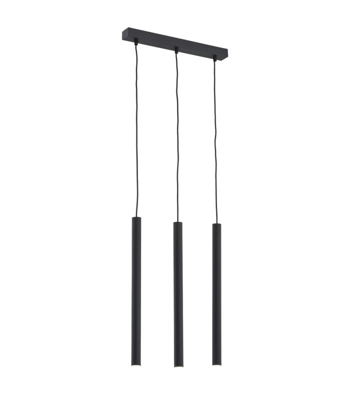 Etna Plus Bar Pendant Ceiling 3 Light Black Structure-1