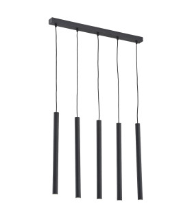 Etna Plus Bar Pendant Ceiling 5 Light Black Structure-1