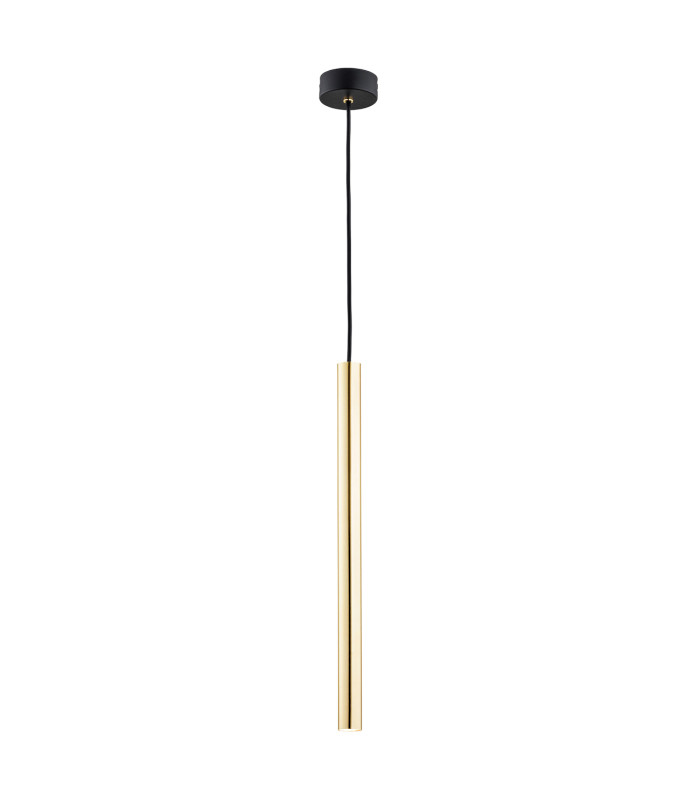 Sicilia Plus Slim Pendant Ceiling Light Brass Steel Black Structure-1