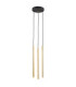 Sicilia Plus Cluster Pendant Ceiling 3 Light Brass Steel Black Structure-1