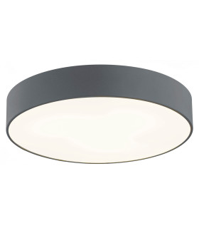 Darling 35cm Flush Ceiling 2 Light Dark-Grey Structure-1