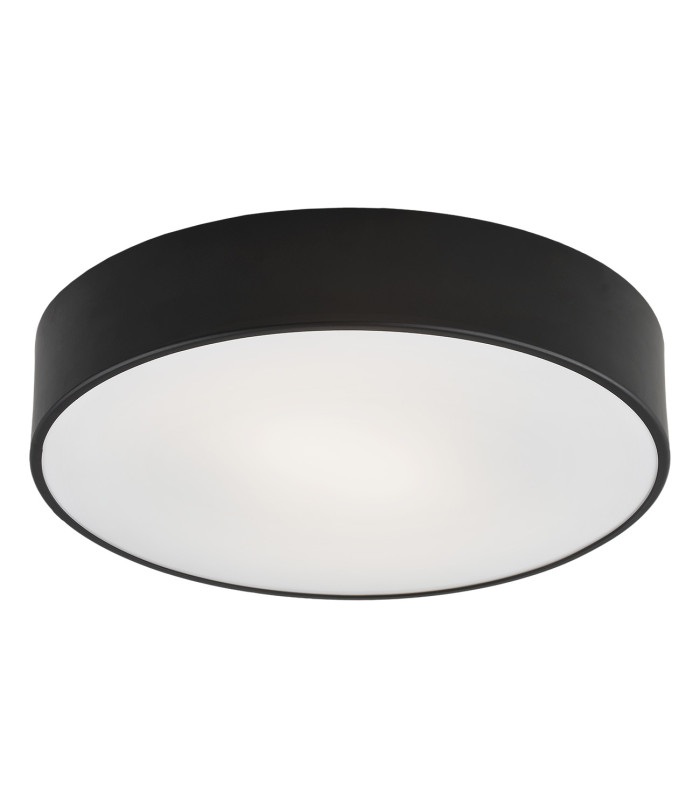 Darling 45cm Flush Ceiling 3 Light Black Structure-1