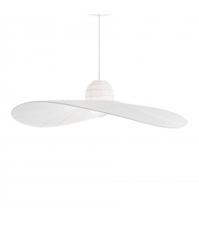 1 Light Dome Ceiling Pendant Light White - 1