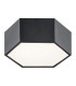 Arizona 15cm Flush Ceiling Light Black Structure-1