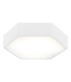 Arizona 29cm Flush Ceiling Light White Structure-1
