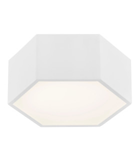 Arizona 15cm Flush Ceiling Light White Structure-1