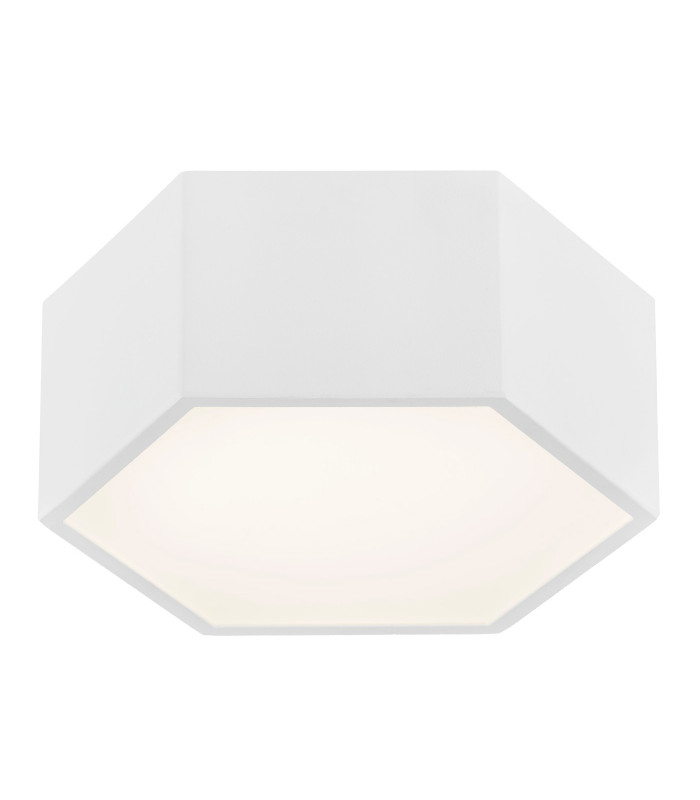 Arizona 15cm Flush Ceiling Light White Structure-1