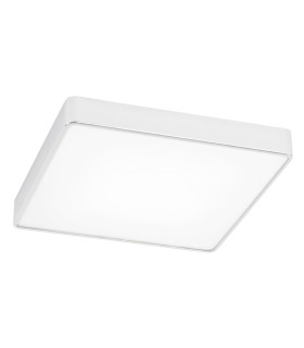 Ontario Flush Ceiling Light White Structure 35cm-1