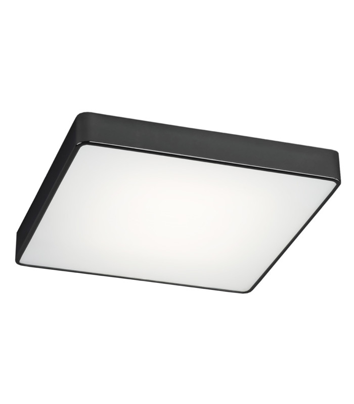 Ontario Flush Ceiling Light Black Structure 35cm-1