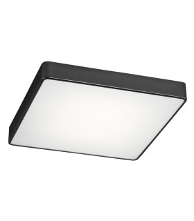 Ontario Flush Ceiling Light Black Structure 45cm-1