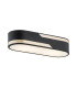 Toni Surface Mounted Downlight Milky Black Structure With Gold Strip 50cm-1