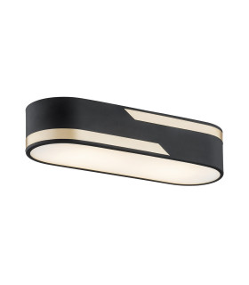 Toni Surface Mounted Downlight Milky Black Structure With Gold Strip 50cm-1