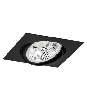 Olimp Plus GU10 Single Recessed Downlight Black Structure-2