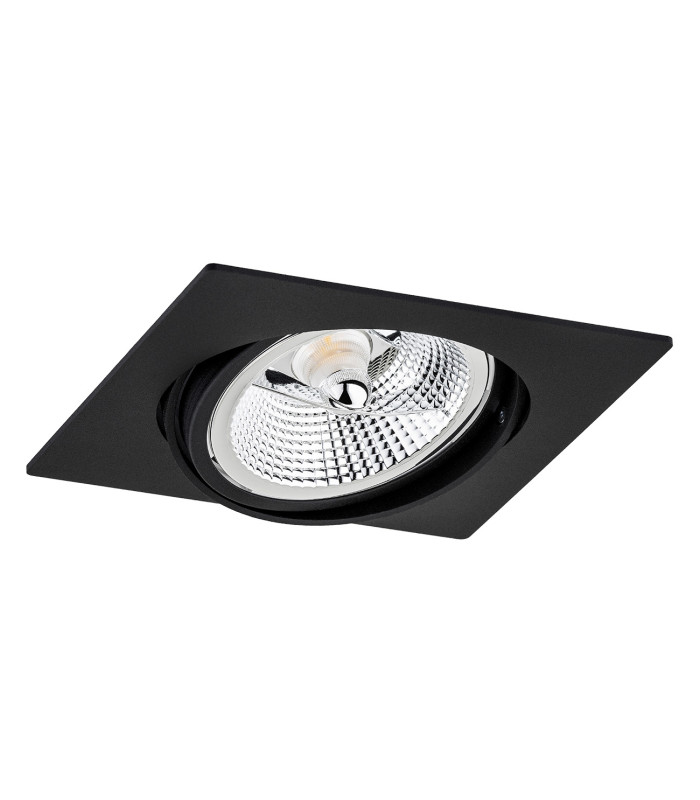Olimp Plus GU10 Single Recessed Downlight Black Structure-2