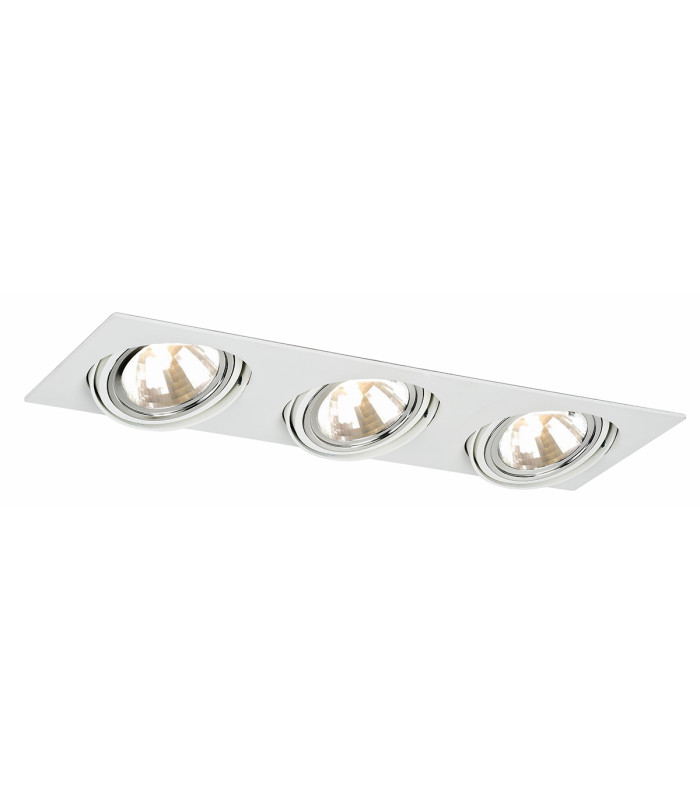 Olimp G9 Triple Recessed Downlight White Structure-1
