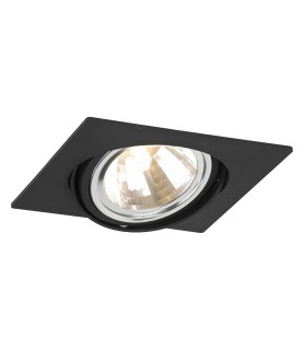 Olimp G9 Single Recessed Downlight Black Structure-1