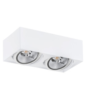 Rodos Plus GU10 Twin Surface Mounted Downlight White Structure-2