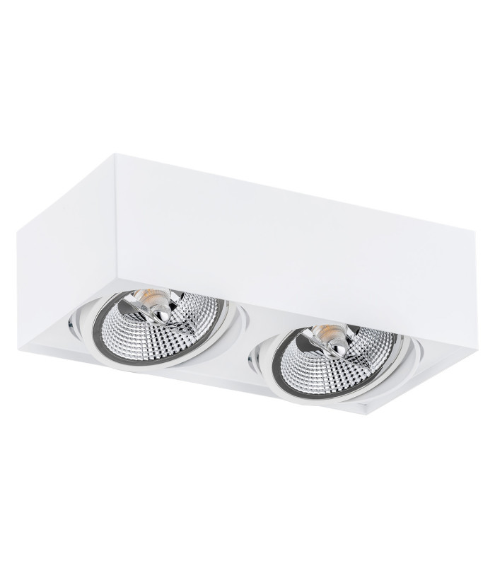 Rodos Plus GU10 Twin Surface Mounted Downlight White Structure-2