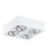 Rodos Plus GU10 Quad Surface Mounted Downlight White Structure-2