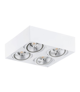 Rodos Plus GU10 Quad Surface Mounted Downlight White Structure-2