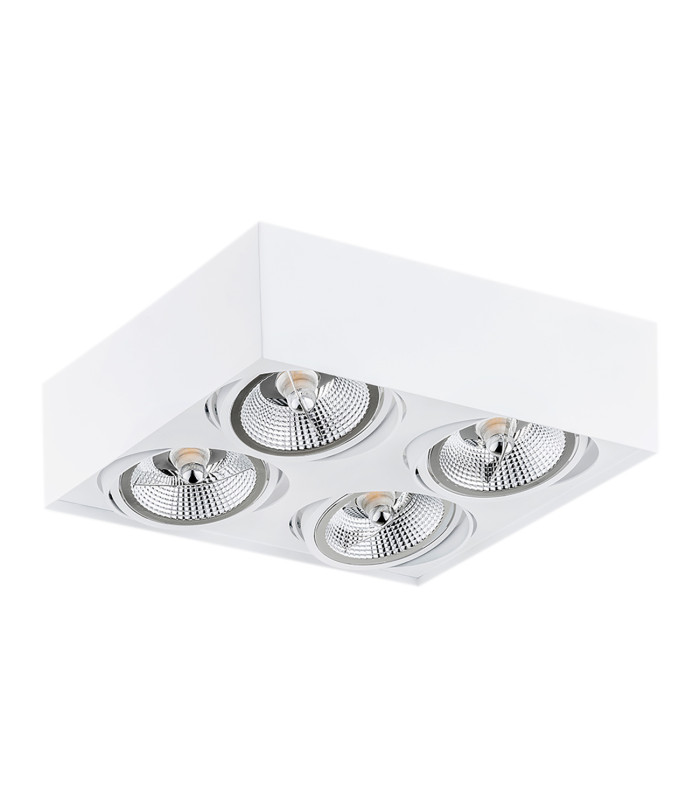 Rodos Plus GU10 Quad Surface Mounted Downlight White Structure-2