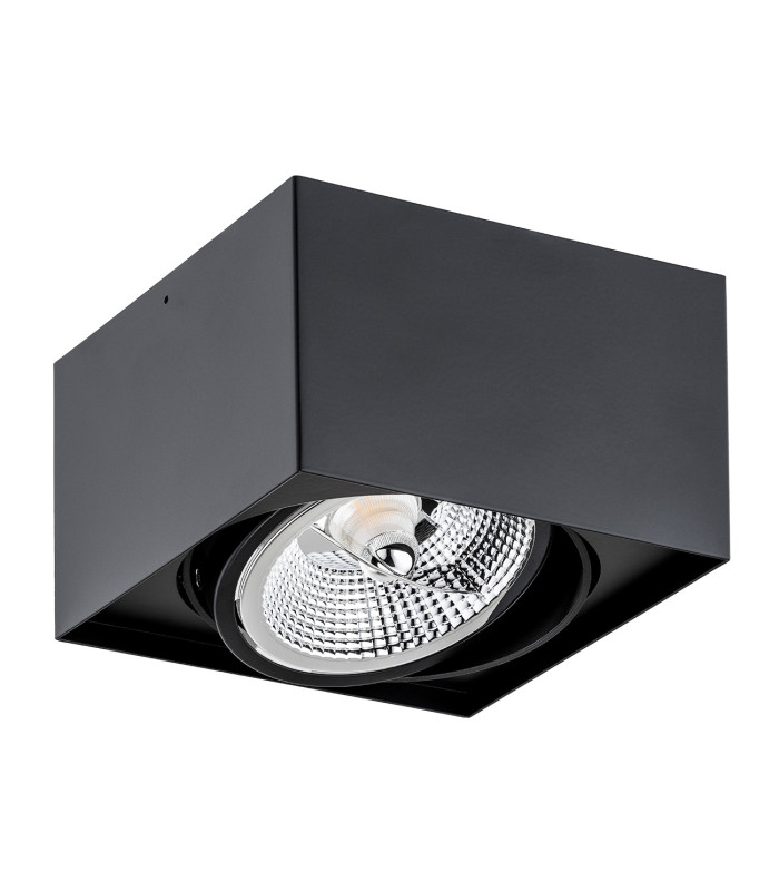 Rodos Plus GU10 Single Surface Mounted Downlight Black Structure-2