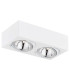 Rodos Twin Surface Mounted Downlight White Structure-1