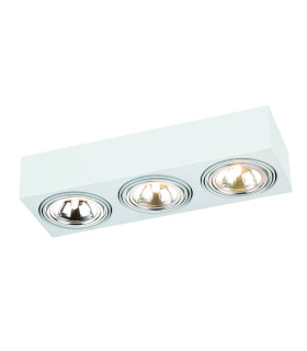 Rodos Triple Surface Mounted Downlight White Structure-1