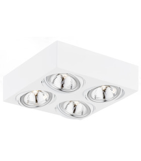 Rodos Quad Surface Mounted Downlight White Structure-1