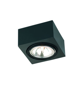 Rodos Single Surface Mounted Downlight Black Structure-1