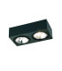 Rodos Twin Surface Mounted Downlight Black Structure-1