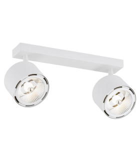 Clevland Twin Ceiling Spotlight White Structure-1