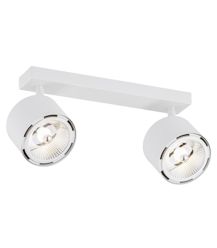 Clevland Twin Ceiling Spotlight White Structure-1