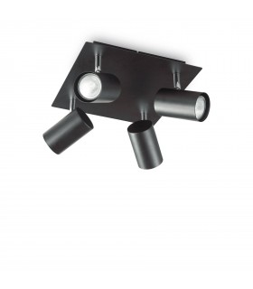 4 Light Ceiling Light Black - 1