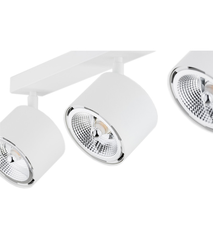 Clevland Ceiling Spotlight Bar White Structure-3
