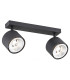 Clevland Twin Ceiling Spotlight Black Structure-1