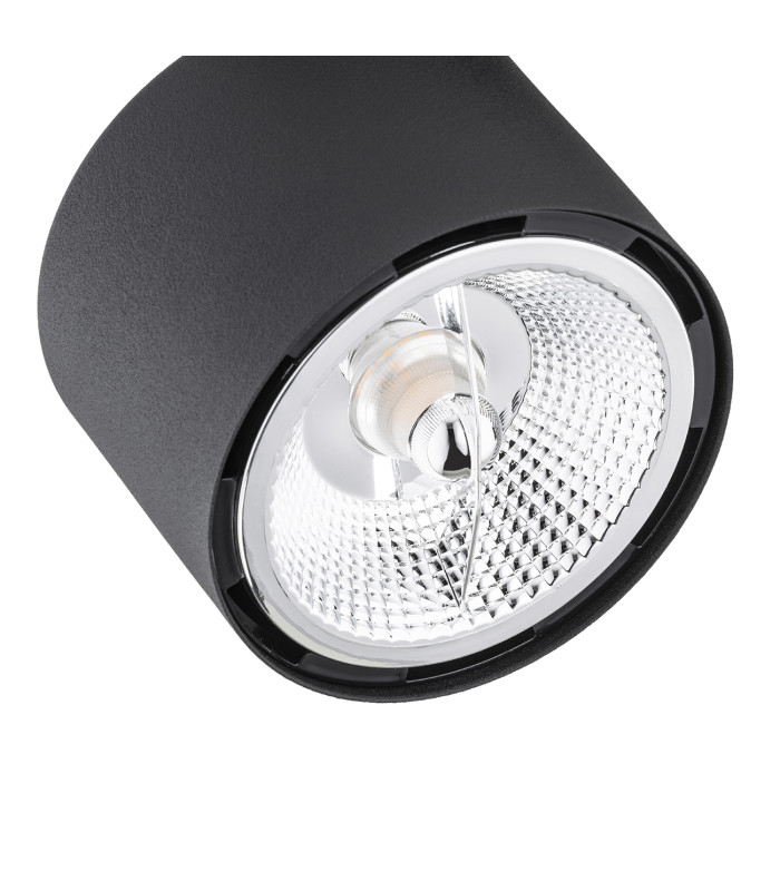 Clevland Twin Ceiling Spotlight Black Structure-3