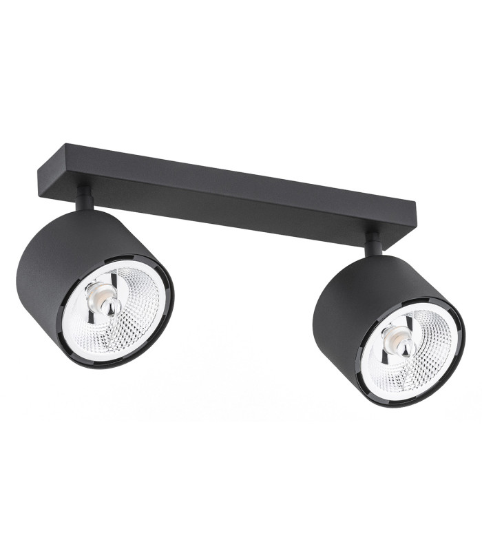 Clevland Twin Ceiling Spotlight Black Structure-5