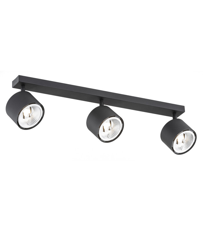 Clevland Ceiling Spotlight Bar Black Structure-1