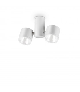 LED 2 Light Ceiling Light White IP44 - 1