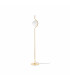 Le Vita LED Floor Lamp Gold Dimmable 6W 2700K-1