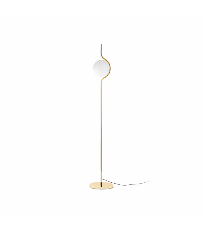 Le Vita LED Floor Lamp Gold Dimmable 6W 2700K-1